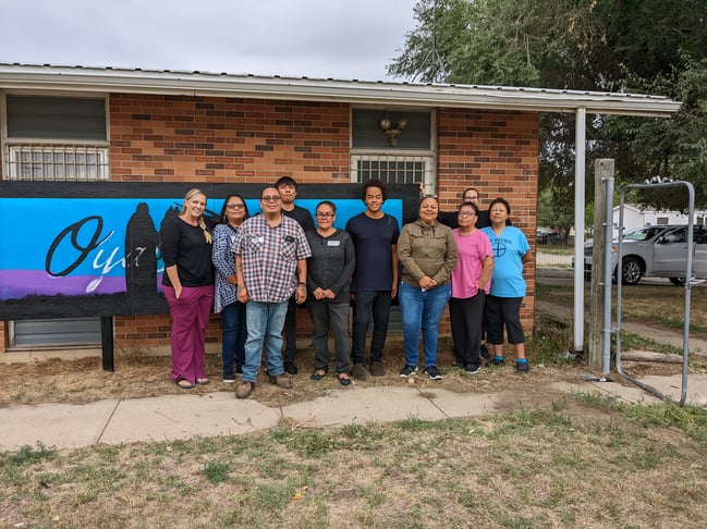 Patrick and Team in Cheyenne River